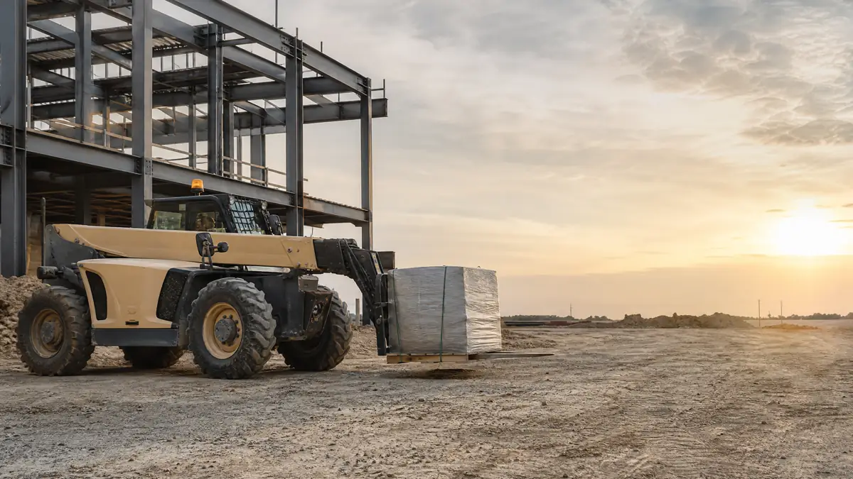 Telehandlers jobsite access in Madison